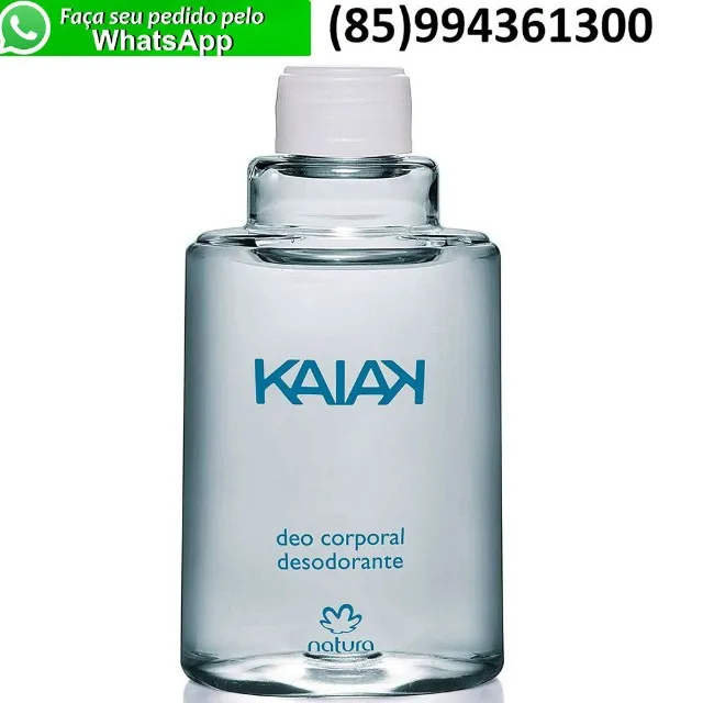 Refil Perfume Deo Corporal Kaiak Clássico Tradicional Masculino Natura 100ml