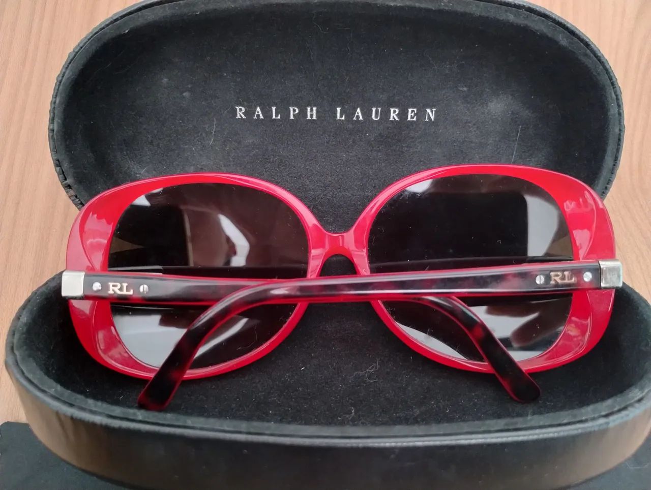 Ralph Lauren ORIGINAL - Óculos Oversize Vermelho e Tartaruga  - Foto 3
