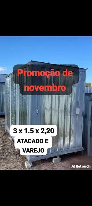 Container Obra 3 metros ATENÇÃO LOCADORES 