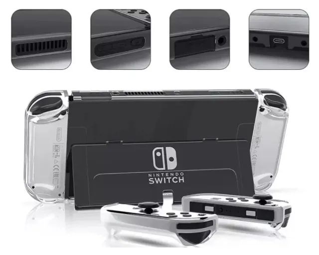 Capa Case Proteção Top Grip Ergonômico Switch Oled - Foto 2