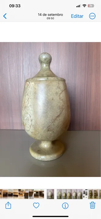 Vaso Decorativo em Pedra sabão