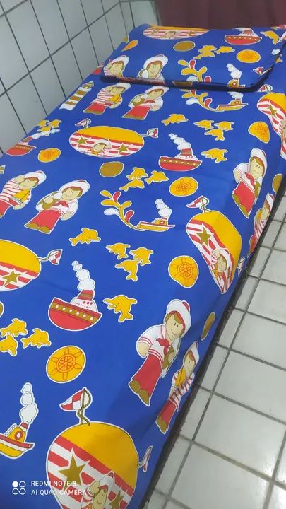 Colcha com fronha infantil 