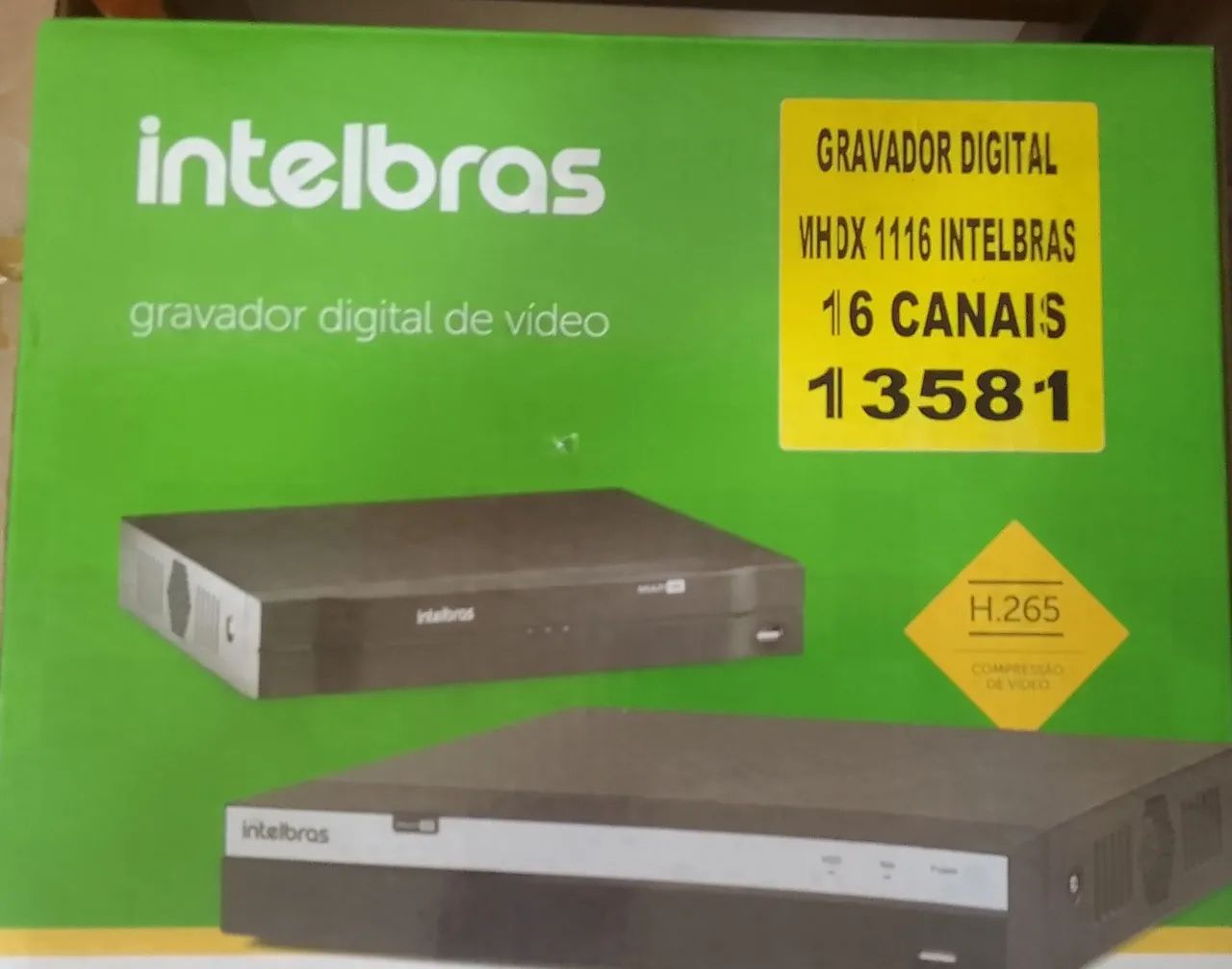 Gravador Digital de Vídeo Intelbras 4 Canais H.265 Saídas Queimadas - Foto 2