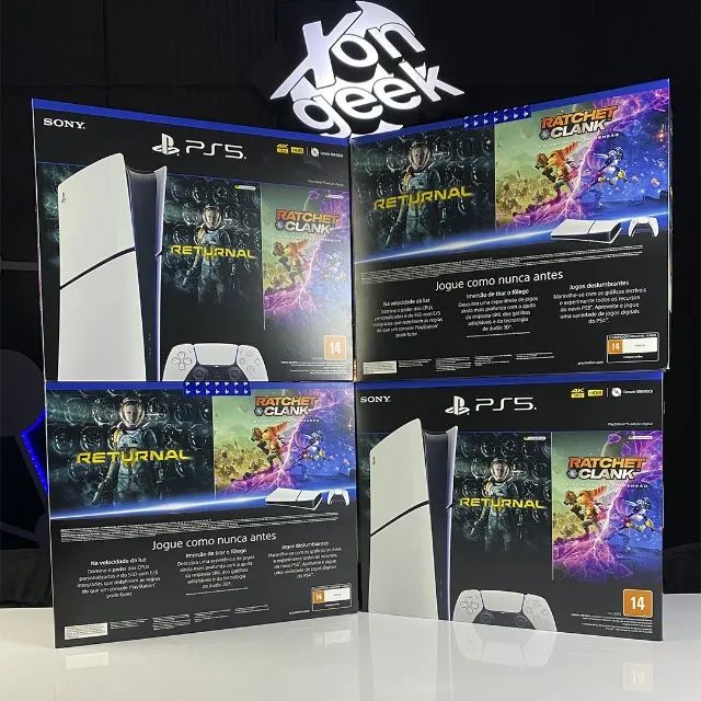 PS5 Slim 1TB, Com 2 Jogos Returnal e Ratchet & Clank | Versão Digital | Lacrado! - Foto 4