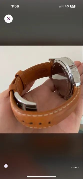 Relógio Fossil Masculino em Couro - Foto 3