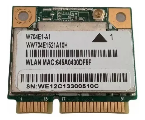 Placa de Rede WiFi Mini PCI Realtek Rtl8188ee 2.4ghz (Entrega Grátis-Produto OEM)
