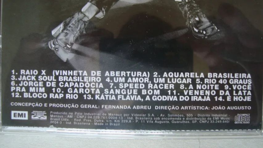 Cd Fernanda Abreu - Raio X - 1997 - Foto 3