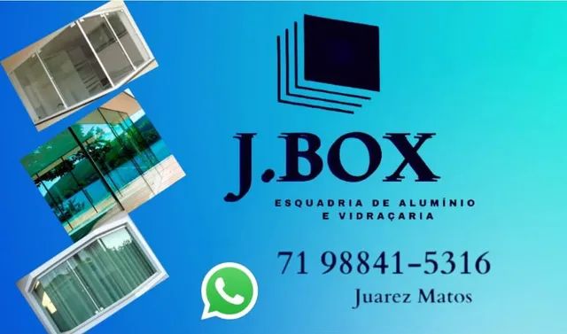 BOX, Esquadria de Alumínio e Vidraçaria
