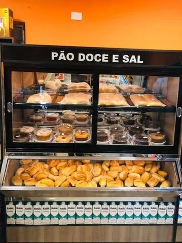 Montagem comercial balcão para padaria Vasca Pão Doce E Sal, Cesto E Mercearia. - Foto 4