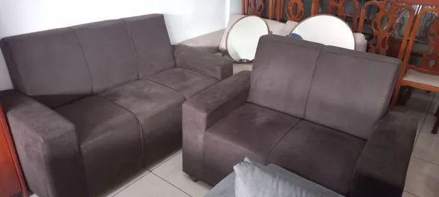 CONJUNTO SOFÁ DE 3 E 2 LUGARES