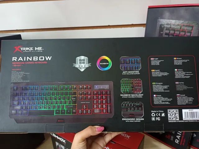 Teclado gamer de led com fio  - Foto 2