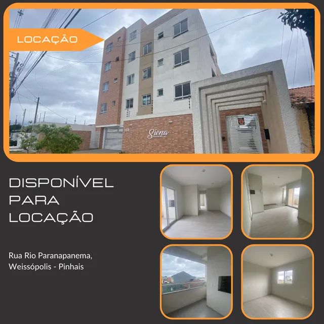 Captação de Apartamento para locação na Rua Rio Negro, Weissópolis, Pinhais, PR