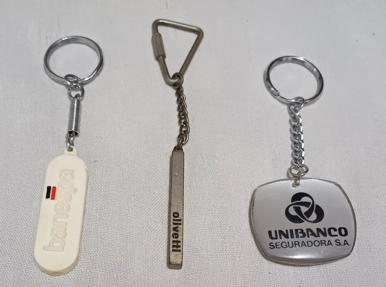 Chaveiros Banespa, Olivetti e Unibanco