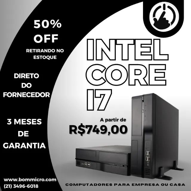 I7 Intel core só o desktop
