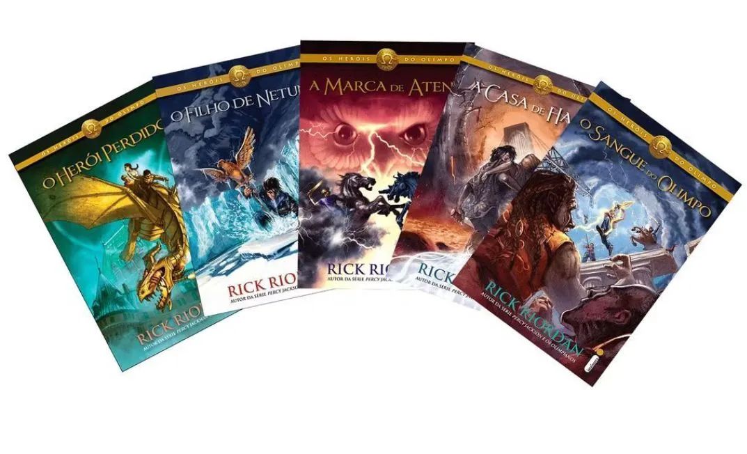 Box livros Percy Jackson - os heróis do Olimpo 