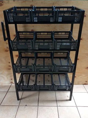 Expositor de frutas 12 caixas 