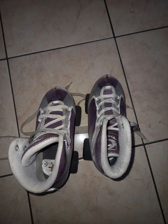 Patins Roller Quad tamanho 35 usado - Foto 5