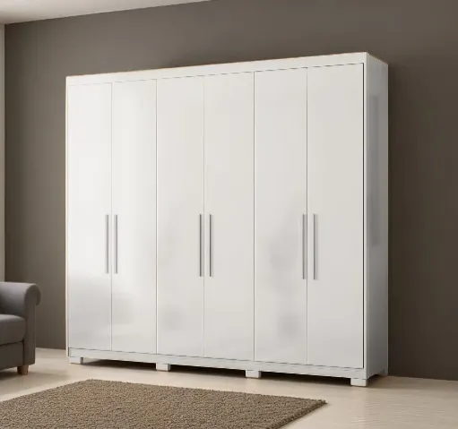 Roupeiro de casal grande com 6 portas novo (dividimos em ate 10x sem juros)