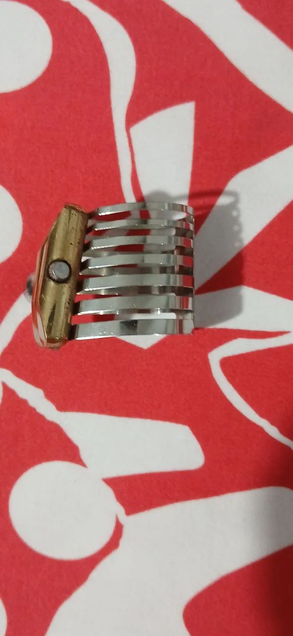 Abraçadeira boquilha de massa sax tenor nova  - Foto 6