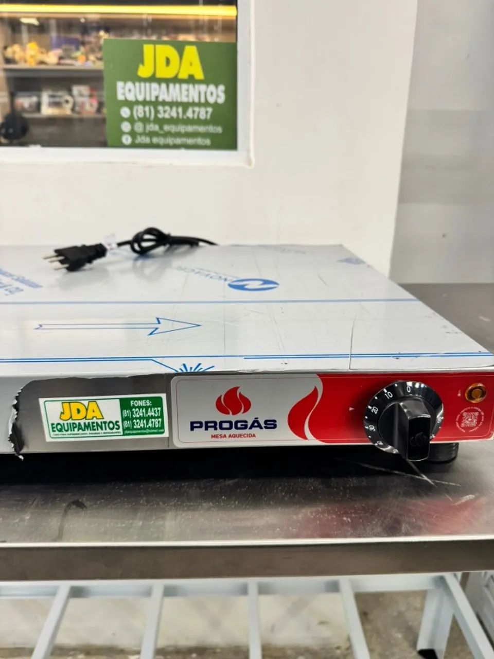 Mesa bancada aquecida - mantenha seus alimentos sempre quentes - elétrico  - Foto 3