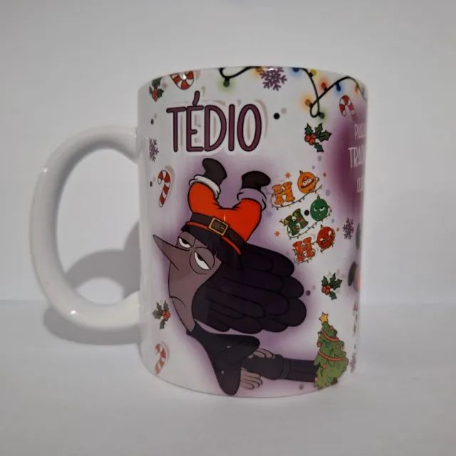 Caneca personalizada Divertidamente Tedio- Feliz Natal
