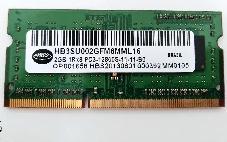 Memória Notebook DDR3 kit 03 unidades  - Foto 2