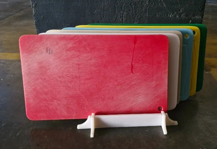 Conjunto de tabuas de corte.