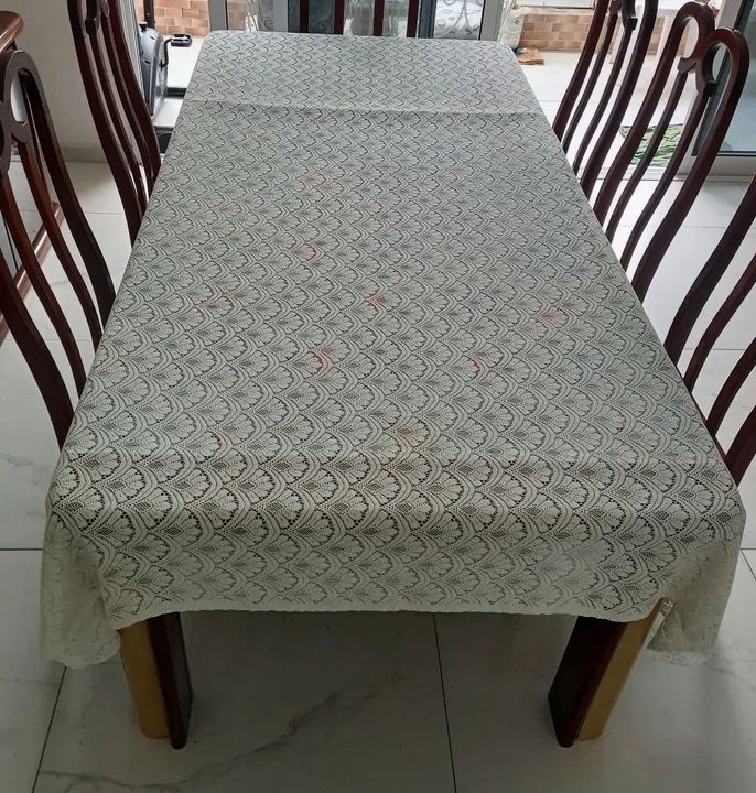 TOALHA DE MESA RENDADA 