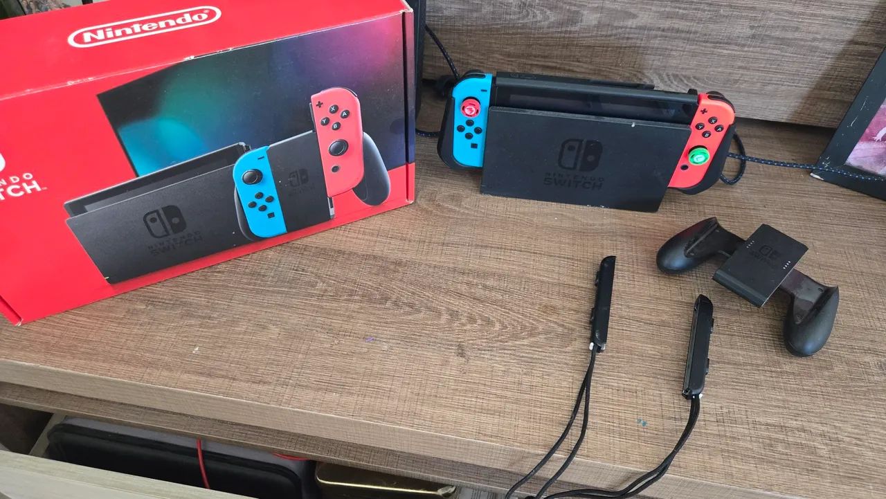 Nintendo switch v2 desbloqueado sd 512gb - Foto 2