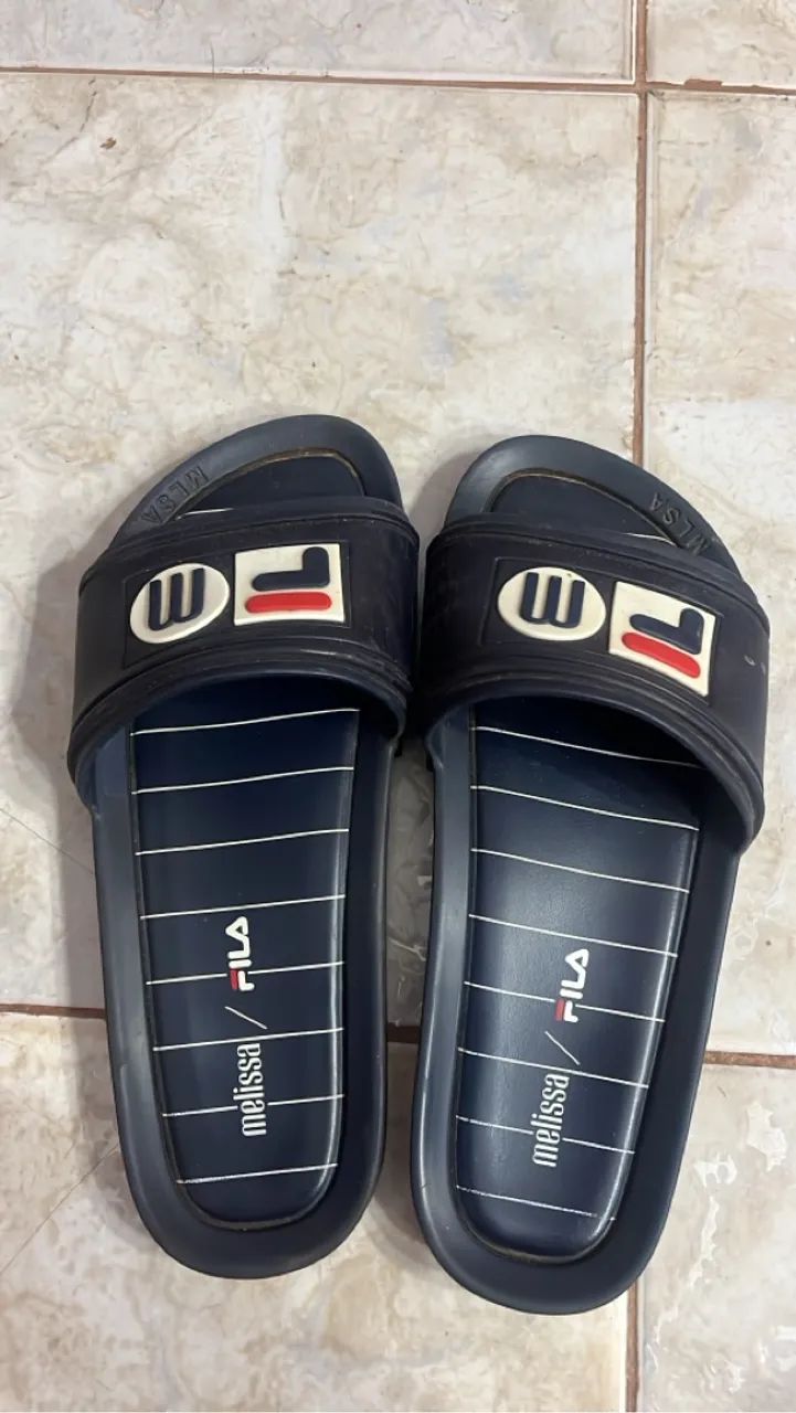 Melissa Chinelo Slide Fila Melissa Fila Masculino Chinelo Fila