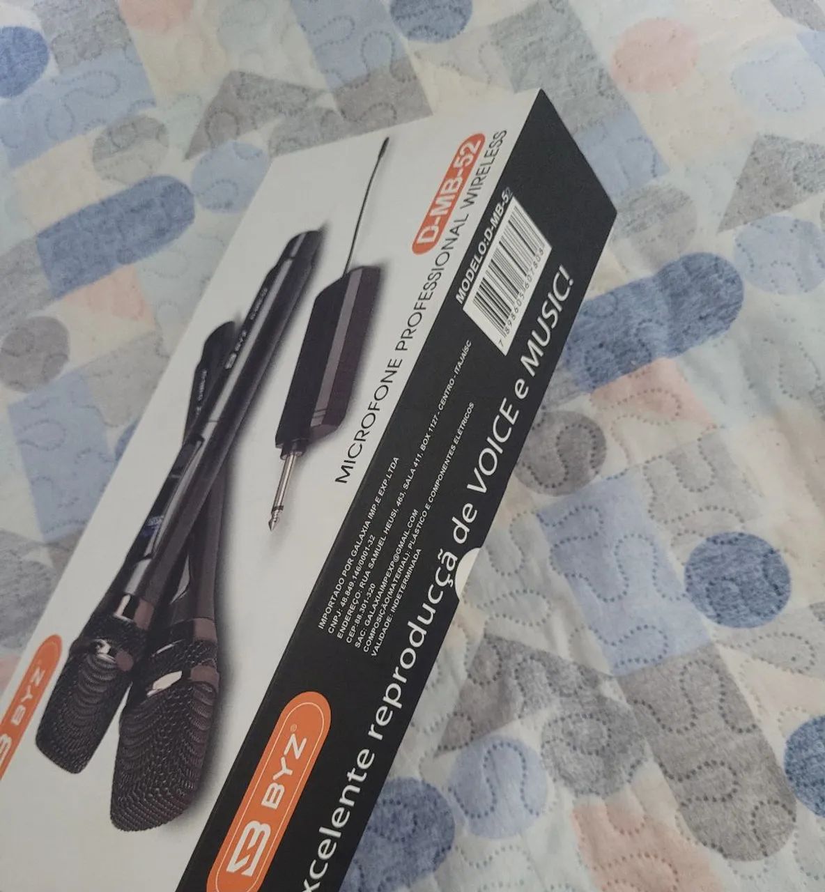 Par de microfone sem fio profissional 64419090130435122