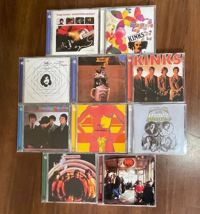 Coleção de CDs The Kinks - 10 CDs importados ?