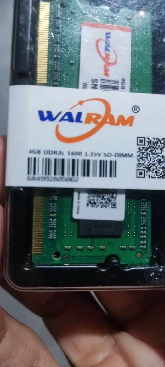 Memória Notebook 4GB DDR3 1600 1.35v SO-DIMM - WALRAM - Nova - Foto 3
