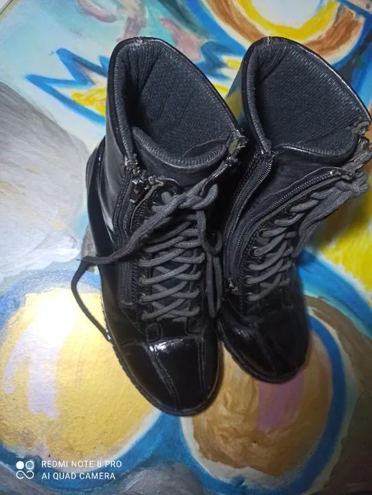 Bota  cortuno preta - Foto 5