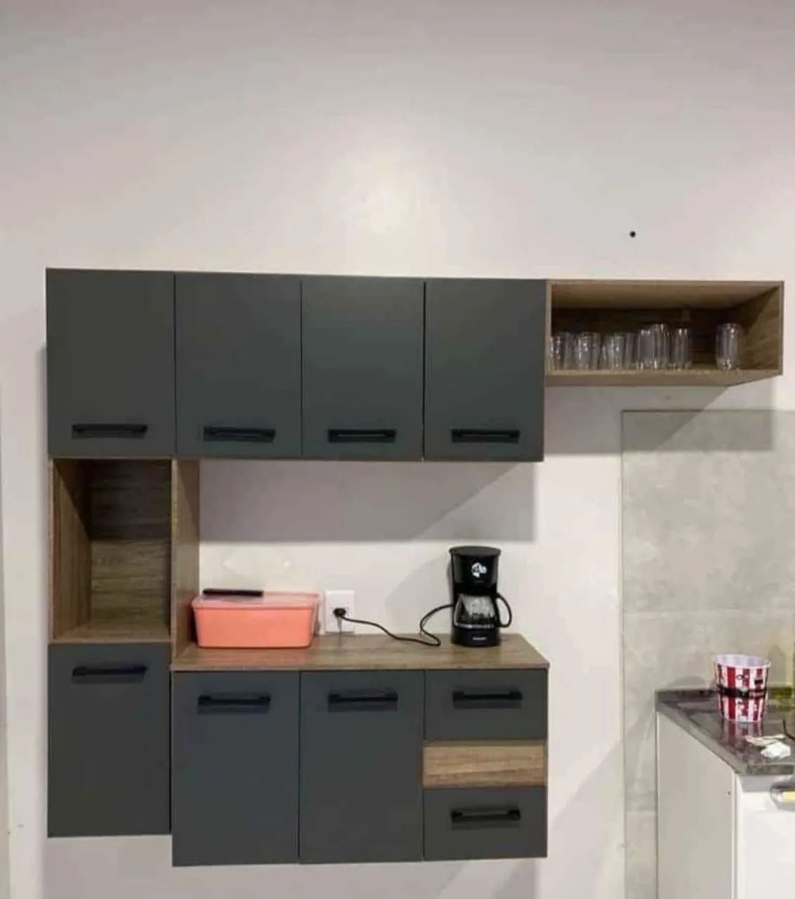 Cozinha Suspensa Juliete 