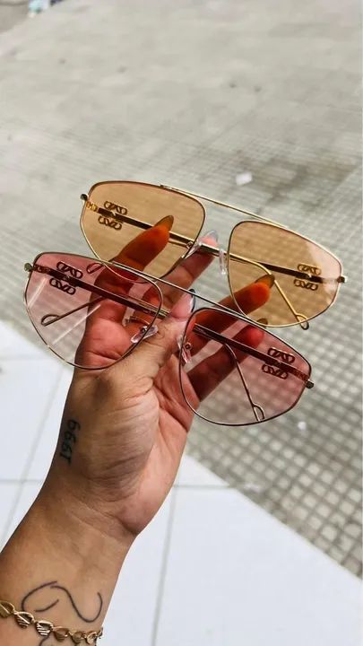 Óculos Feminino Em Metal
