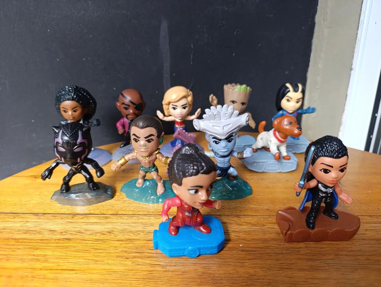 Action Figures Marvel McDonald's 2020, 2022 e 2023. R$12,00 cada figura. 
