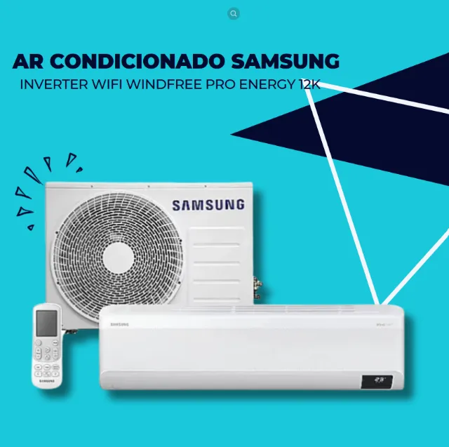Ar Condicionado Samsung - Inverter WiFi WindFree PRO ENERGY 12k