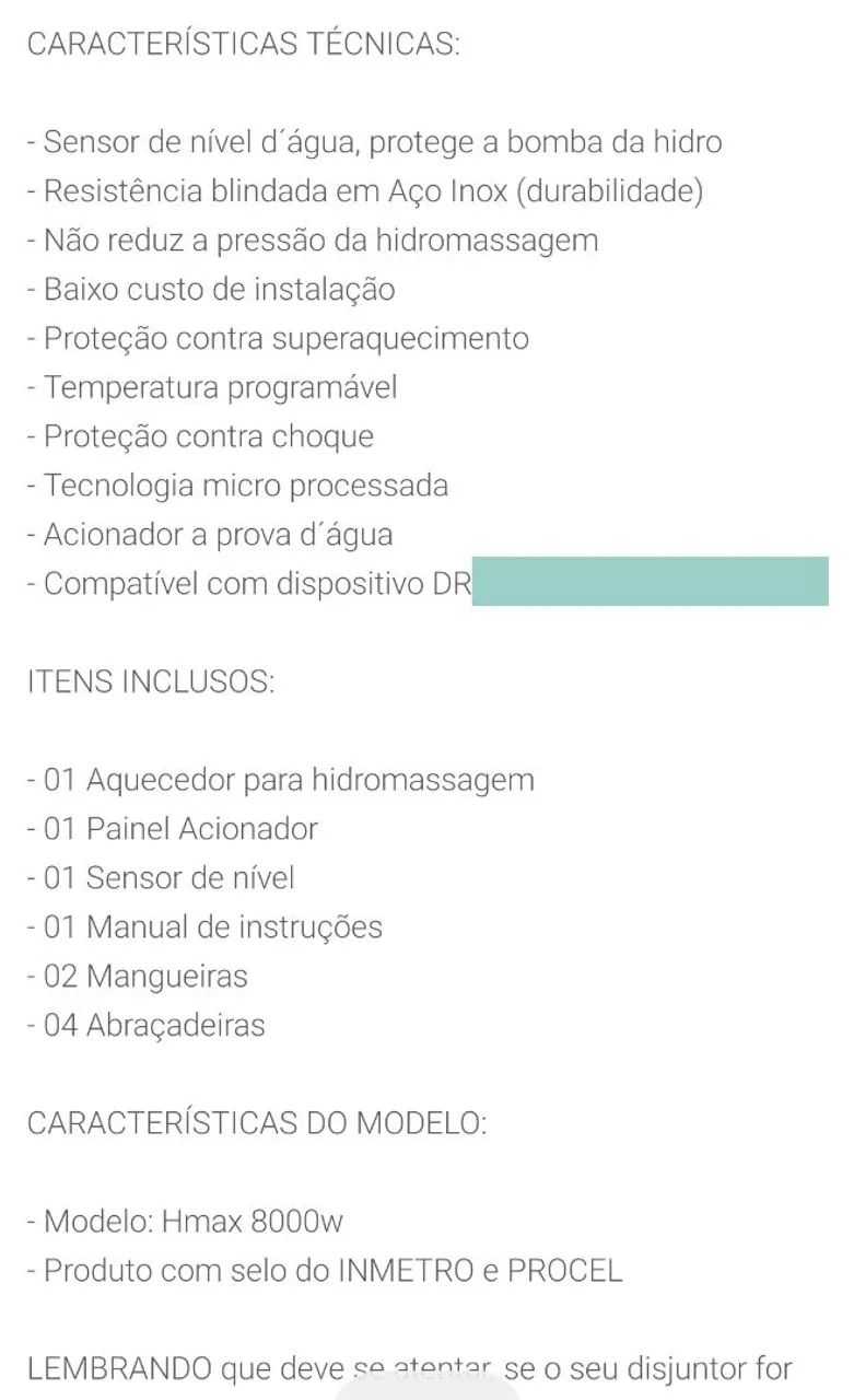 Aquecedor para Hidromassagem Completo - Foto 3