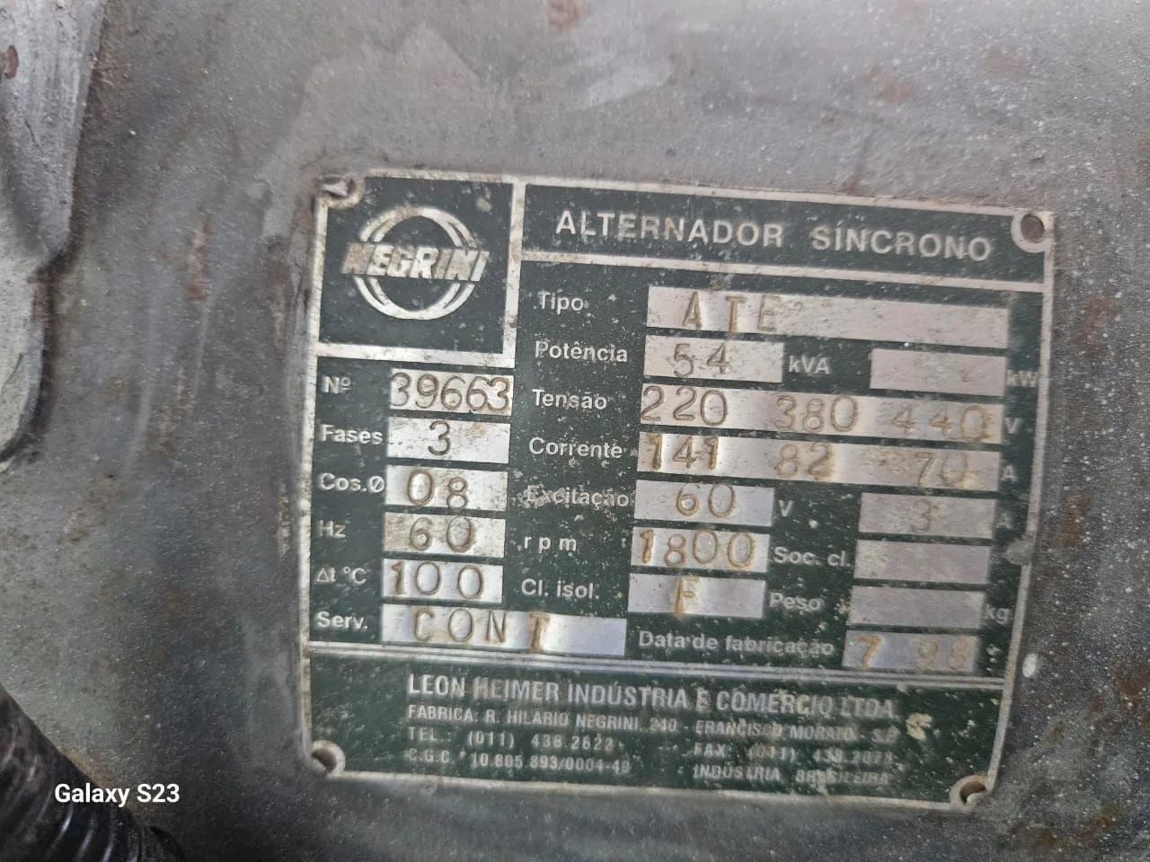 GERADOR 55 KVA MOTOR MWM 229 - Foto 3