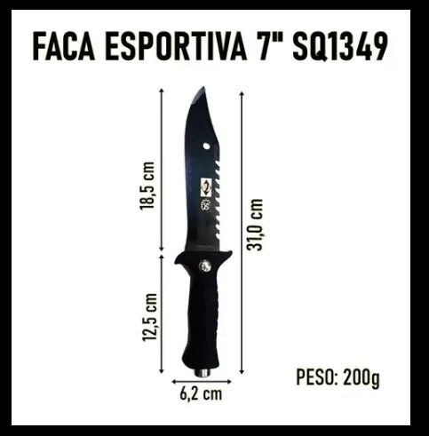 kit de sobrevivência Faca+ Facão+ Machado Tático Militar(Novo) - Foto 3