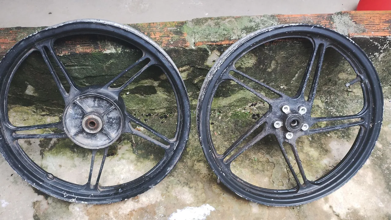 Par de rodas de liga leve da Fam 160