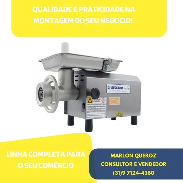 Moedor de Carne Boca 08 Beccaro Novo