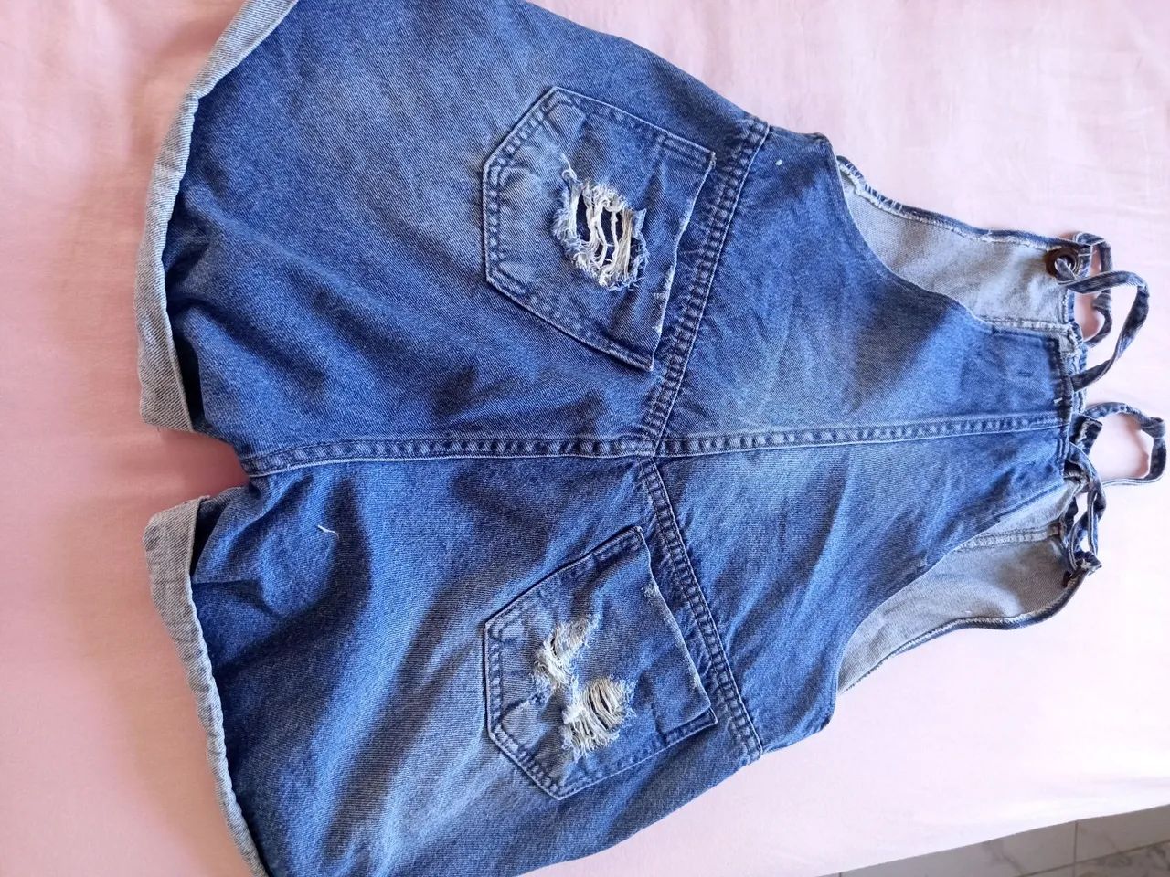 Macaquinho jeans  30,00 (cada) - Foto 2