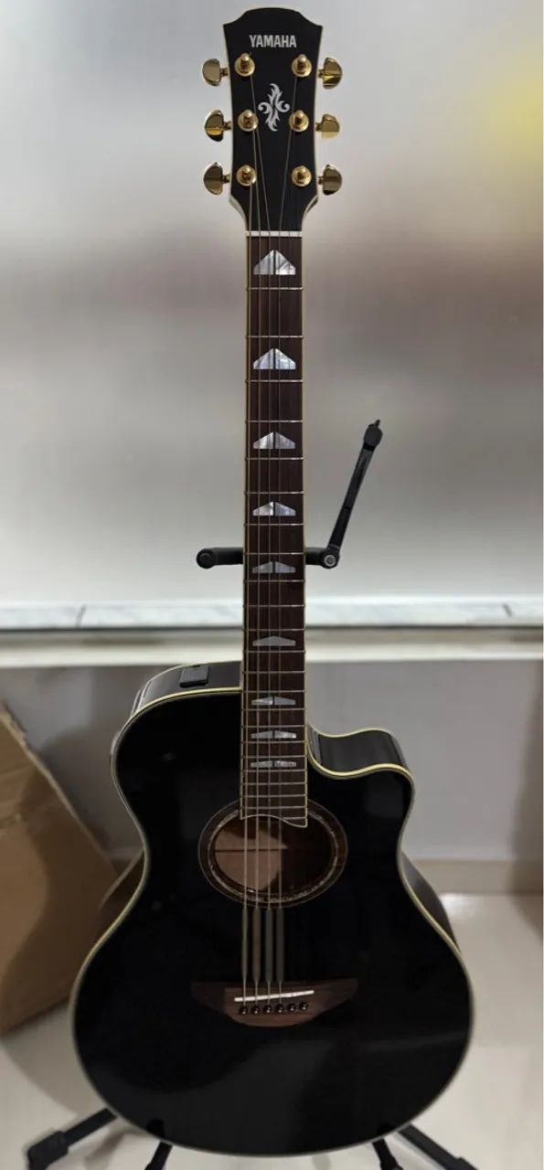 Violão Yamaha APX1000 Mocha Black - Foto 5