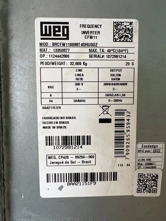 Inversor de frequência Weg CFW-11 - Foto 2