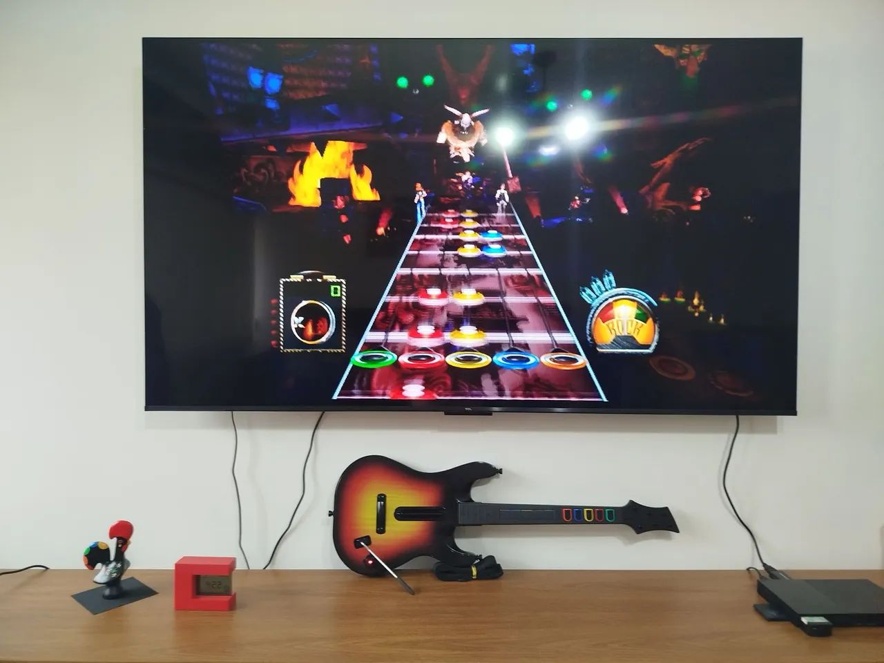 Guitarra Sunburst Guitar Hero wold Tour Ps2 - Foto 5