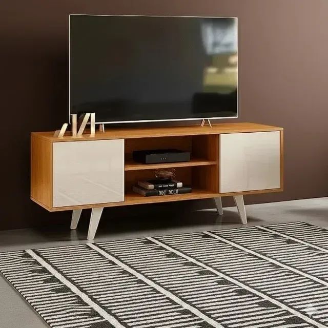 Rack bancada nature até 55 polegadas 