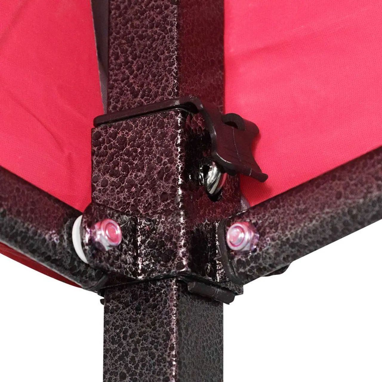 Tenda Gazebo Aço 3x3 Bel Vermelha - Ideal para eventos  - Foto 3