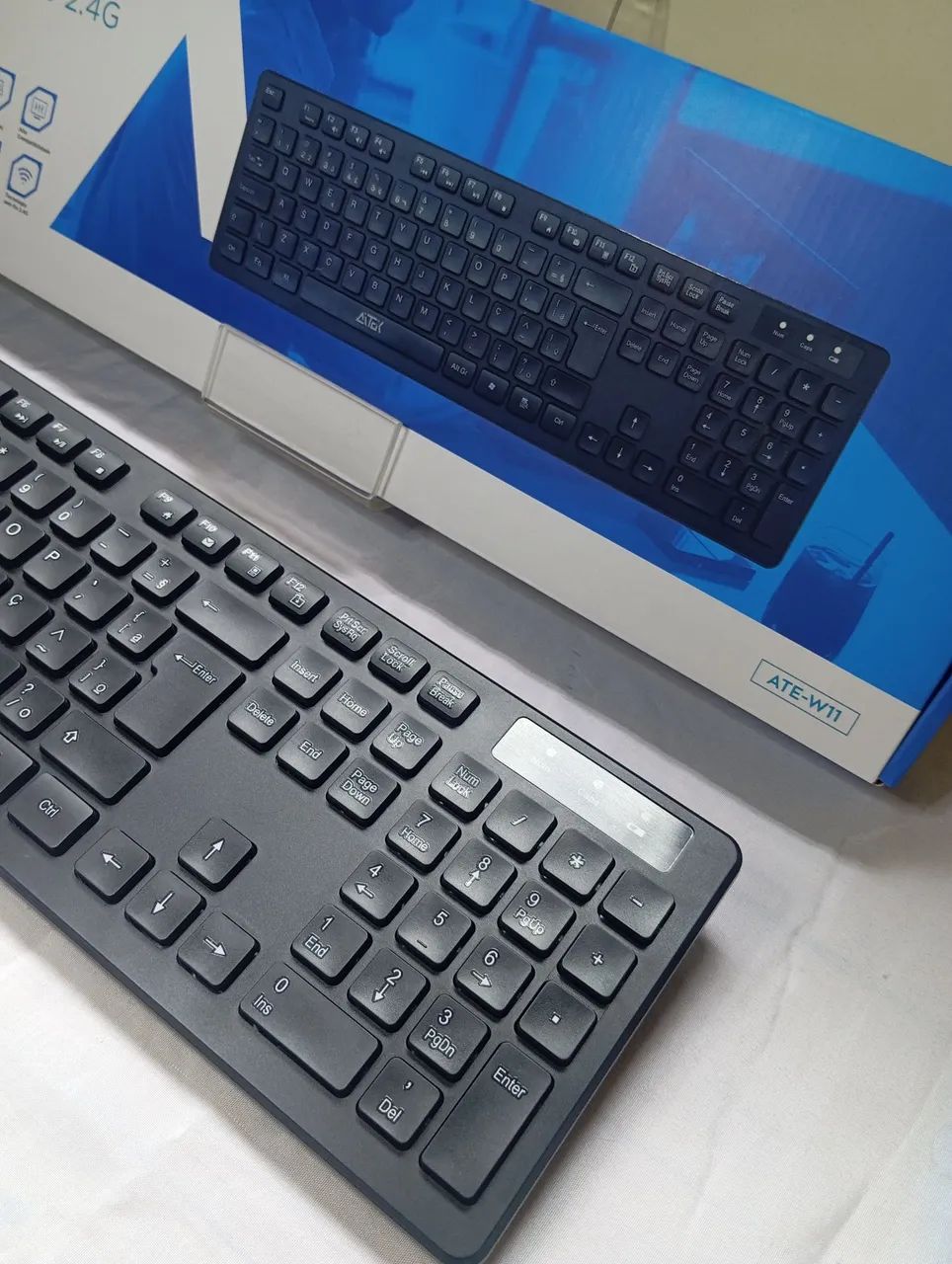 Teclado Sem Fio 2.4G AITEK ATE-W11 - Foto 2